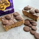 Caramel Nibbles Millionaire Cookie Bars